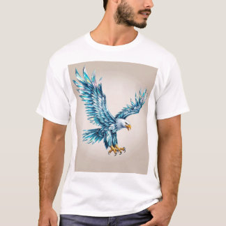 Kristallen vleugels van vrijheid t-shirt