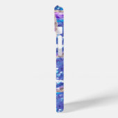 Kristallijnen Dromen: Amethist en Aqua Fusie Case-Mate iPhone Case (Achterkant / Links)