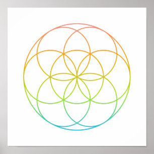 Kristalraster - Zaad van het leven Poster