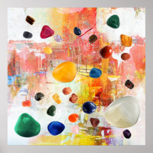 Kristalsluitsteen Poster