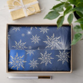 kristalsneeuwvlokken, tissuepapier (Geschenk)