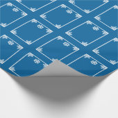 Kristalsnowflake kerstpapier cadeaupapier (Hoek)