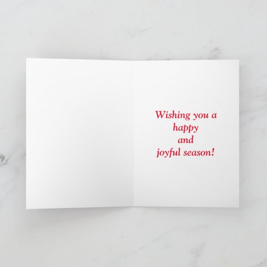 Kristalstructuur met ribbon Desiing Greeting Kerst Feestdagen Kaart (Binnen)