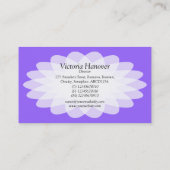 Kristalventilator - Paars Visitekaartje (Achterkant)