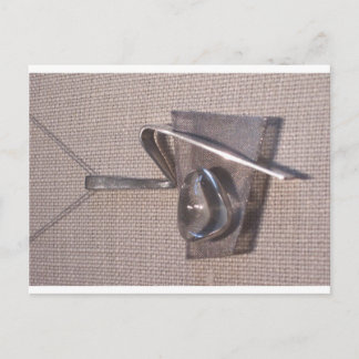 Kristalvormig staal briefkaart