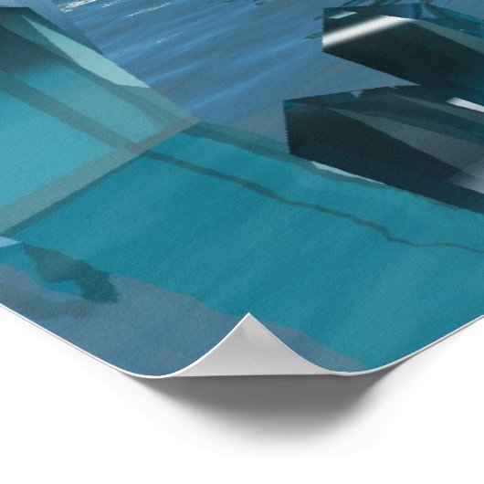 Kristalwereld Poster (Hoek)