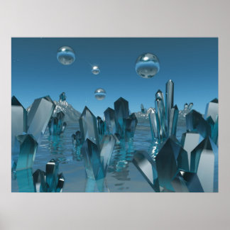 Kristalwereld Poster