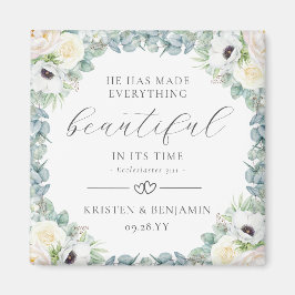 Kristen Christelijk Wedding Favors Bible Verse Magneet