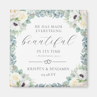 Kristen Christelijk Wedding Favors Bible Verse Magneet