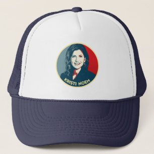KRISTI NOEM Propaganda Badge Trucker Pet