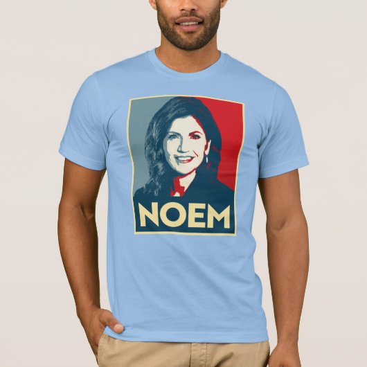 KRISTI NOEM Propaganda Poster T-shirt (Voorkant)