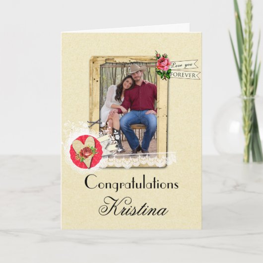 Kristina en Chad Kaart (Voorkant)