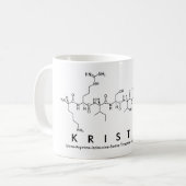 Kristina peptide nom mug (Devant gauche)