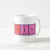Kristinn nom de table périodique mug (Devant droit)