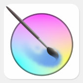 Krita icon sticker (Devant)