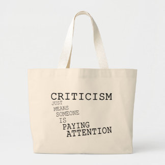 Kritiek Grote Tote Bag