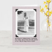 Kritieke GRAPPIGE Afstuderen - Kaart (Gele Bloem)