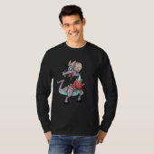Kritieke kit D20-desktop Rpg-muis pnp Dragon Santa T-shirt (Voorkant volledig)
