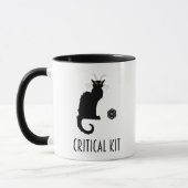 Kritische kit Funny Cat D20 RPG Tabletop Gaming Mok (Links)