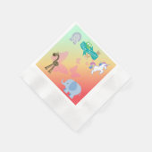 Kritters en Vlinders Baby Shower Servetten (Hoek)