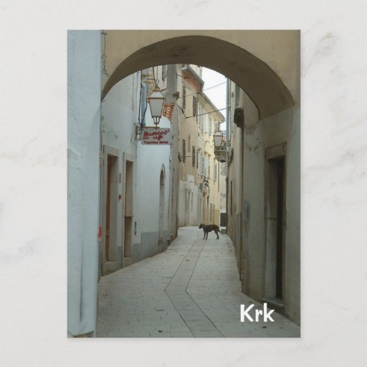 Krk Briefkaart (Voorkant)