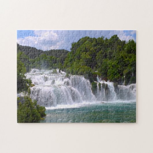 Krk Croatie Parc National. Puzzle (Horizontal)