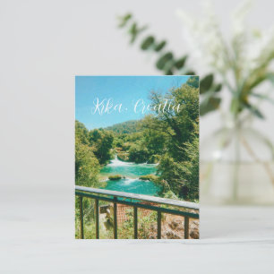 Krka, Kroatië Waterval Reis Souvenir Briefkaart