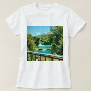 Krka, Kroatië Waterval Reis Souvenir T-shirt