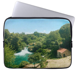 Krka Watervallen - Nationaal Park Krka - Kroatië Laptop Sleeve