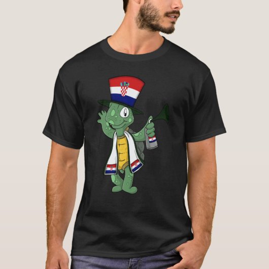 Kroaten Fan Tortoise T-shirt (Voorkant)