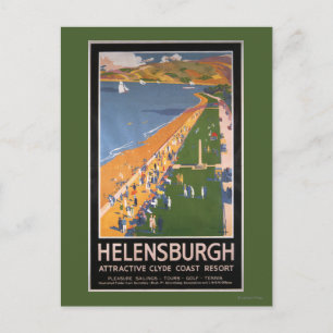Kroaten langs het Poster van Clyde Coast Beach Rai Briefkaart