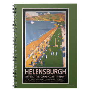 Kroaten langs het Poster van Clyde Coast Beach Rai Notitieboek