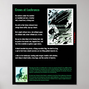 Kroaten op het gedicht Lochranza/John G.Hall Poste Poster