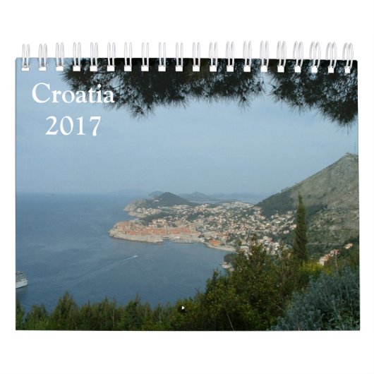 Kroatië 2017 kalender (Hoes)