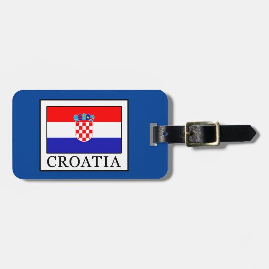 Kroatië Bagagelabel (Voorkant horizontaal)