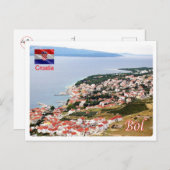 Kroatië - Bol - Briefkaart (Voorkant / Achterkant)