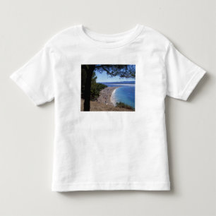 Kroatië, Brac eiland, Bol, Golden Cape Beach Kinder Shirts