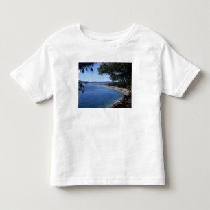 Kroatië, Brac Island, Bol, Golden Cape Beach 2 Kinder Shirts