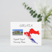 Kroatië Briefkaart (Staand voorkant)