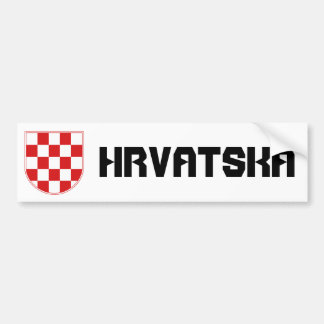 Kroatië Bumpersticker