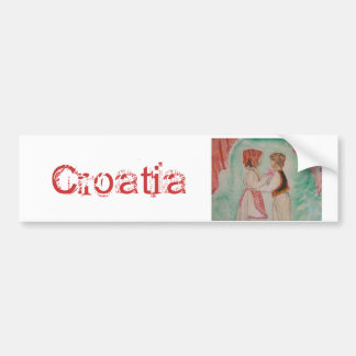 Kroatië Bumpersticker