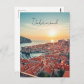 Kroatië Dubrovnik Reizen Briefkaart (Voorkant / Achterkant)