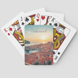 Kroatië Dubrovnik Reizen Pokerkaarten