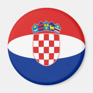 Kroatië Fisheye Flag Magnet Magneet