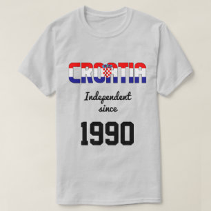 Kroatië Flag Independence Celebration T-shirt