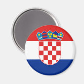Kroatië Flag Magnet Magneet (Voorkant / Achterkant)