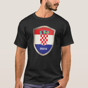 Kroatië Flag Pride Voetbal Badge  T-shirt