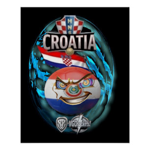 Kroatië-GBall Perfect Poster