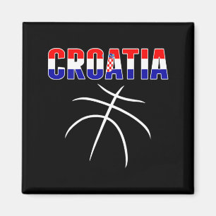 Kroatië honkbalfans trui - Kroatische vlag sport Magneet