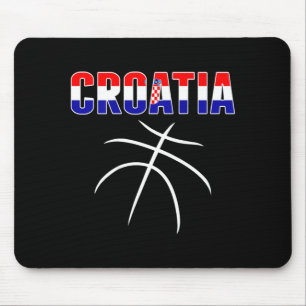 Kroatië honkbalfans trui - Kroatische vlag sport Muismat